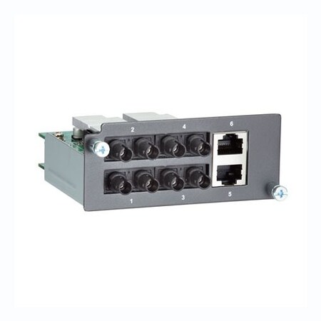 Moxa Fast Eth. Module W/ 4 Multi-Mode 100BasefxPorts W/ St, Pm-7200-4Mst2Tx PM-7200-4MST2TX